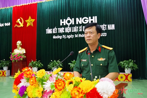 Sư đoàn 968 thực hiện nghiêm Luật Sĩ quan Quân đội nhân dân Việt Nam